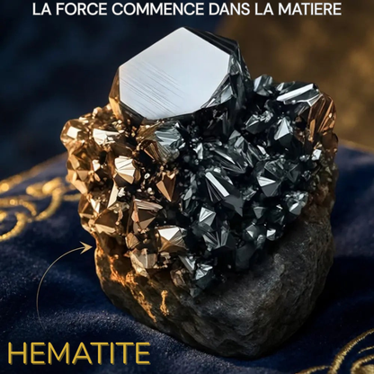 Bracelet HEMIOSTONE: stabilise votre énergie, renforce votre concentration et restaure votre présence masculine légendaire